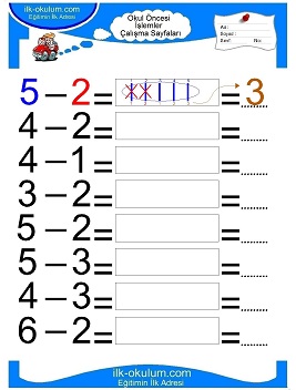 Çocuklar İçin toplam işlemi yaprak testleri 